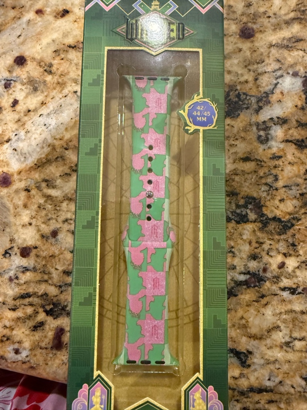 Wicked - Pink and Green Apple Watch Band 42/44/45mm Series 1-10